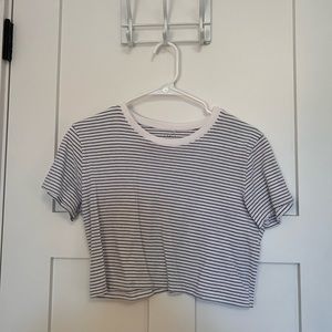 John Galt/Brandy Melville striped crop top